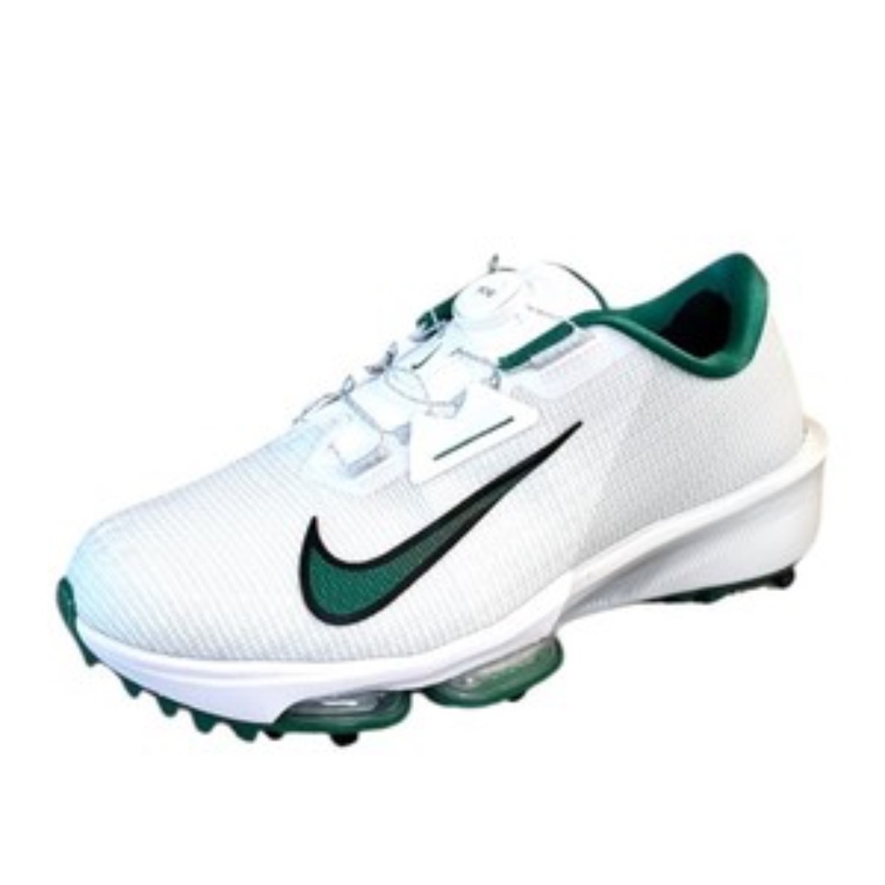 Nike Mens Infinity BOA 2 White Green Golf Shoes Size‎ 10 Wide